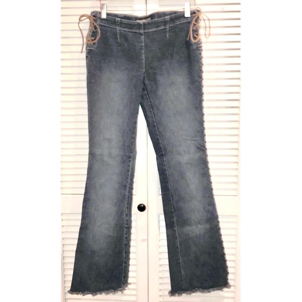 Express Women’s Flare Raw hem Jeans 5/6